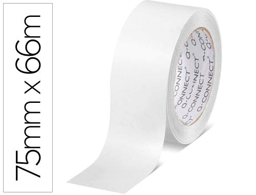 Fita adesiva q-connect polipropileno branca 66 mt x 75 mm , Q-connect , 63585 , 5706002112110